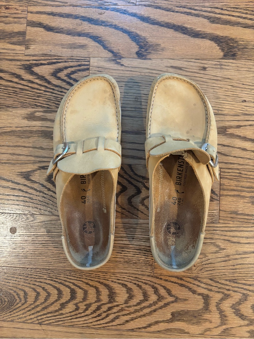 Birkenstock Buckley Nubuk Leather Latte Cream